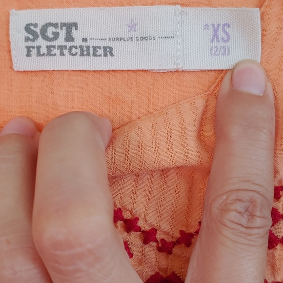 Sgt. Fletcher Girls Embroidered Top - Picture 7 of 11